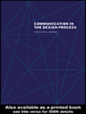 cover image of Communication in the Design Process
